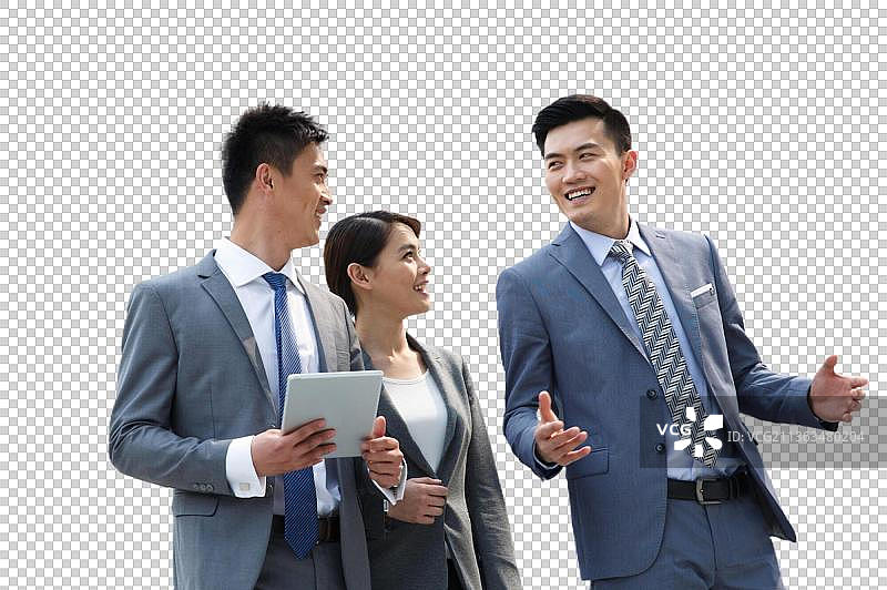 商务人士交谈图片素材