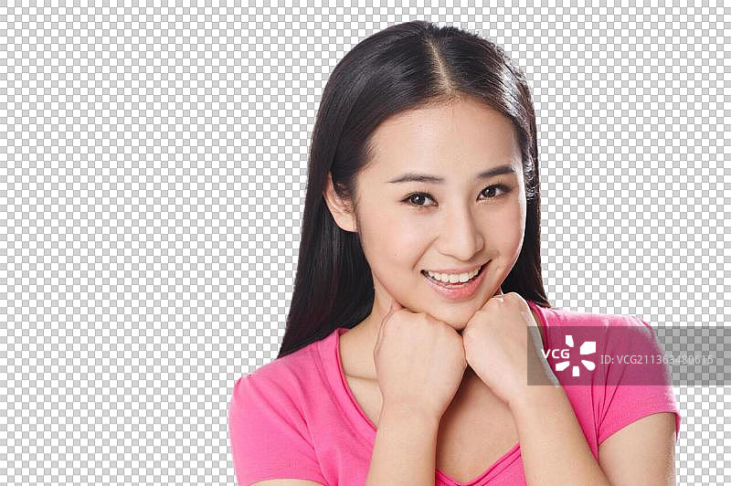 青春活力的年轻女孩图片素材