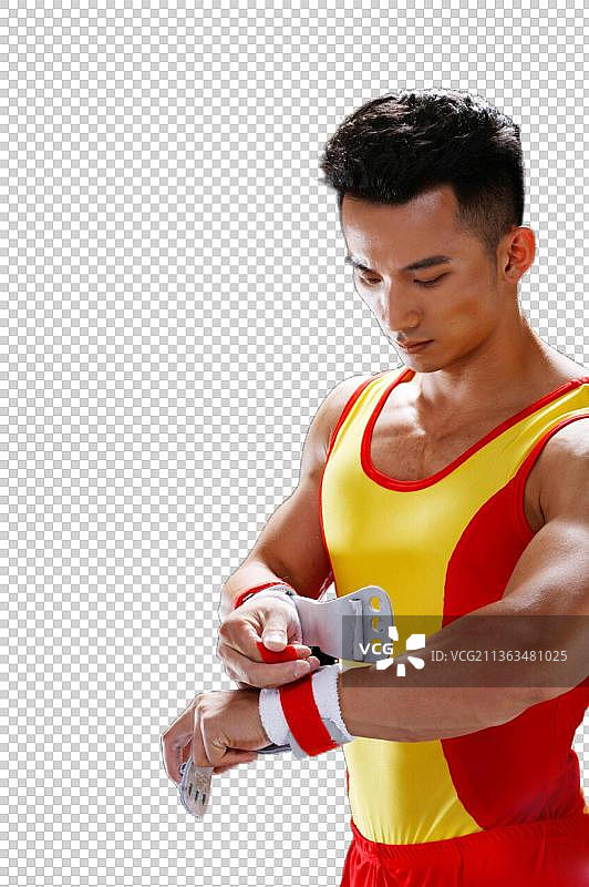 吊环运动员图片素材
