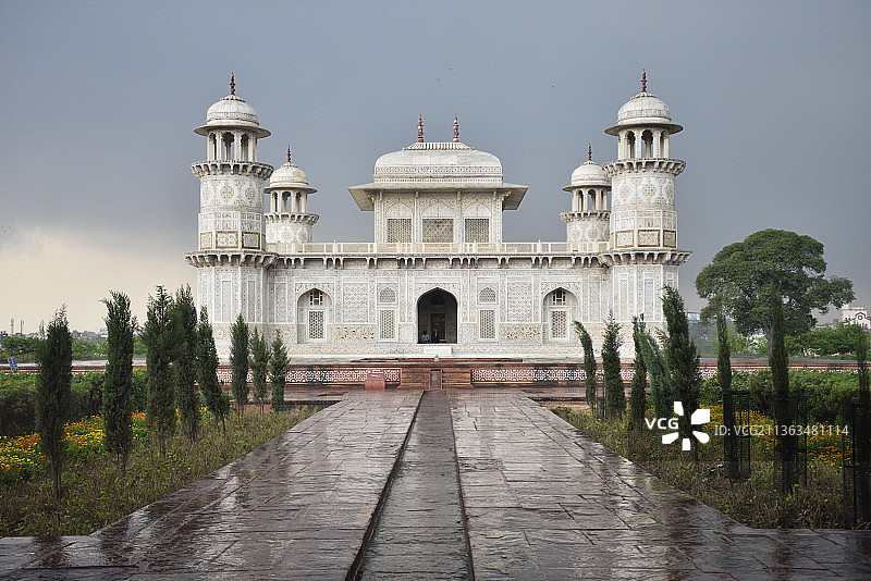 印度北方邦阿格拉伊蒂马德-乌德-道拉陵墓（联合国教科文组织世界遗产）图片素材