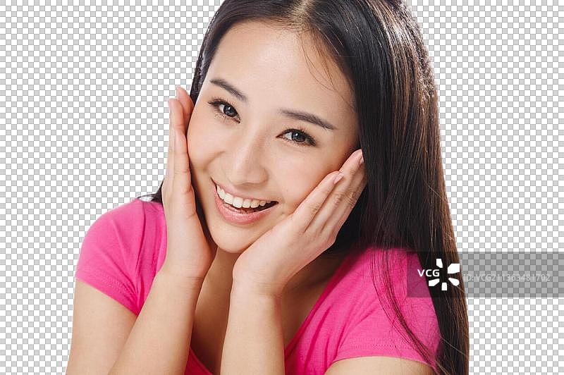 青春活力的年轻女孩图片素材