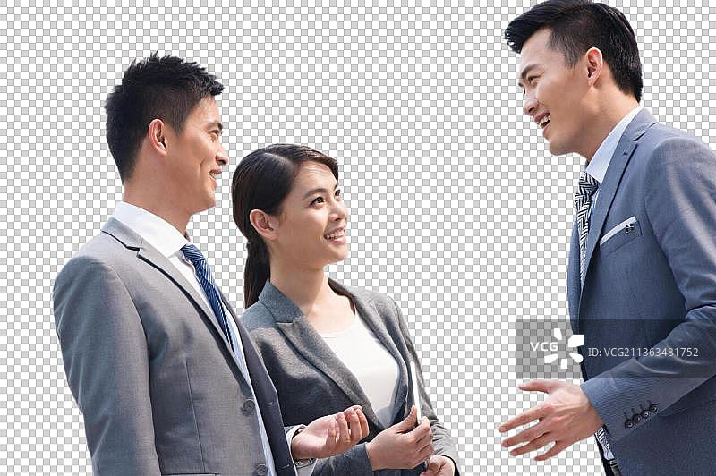 商务人士交谈图片素材