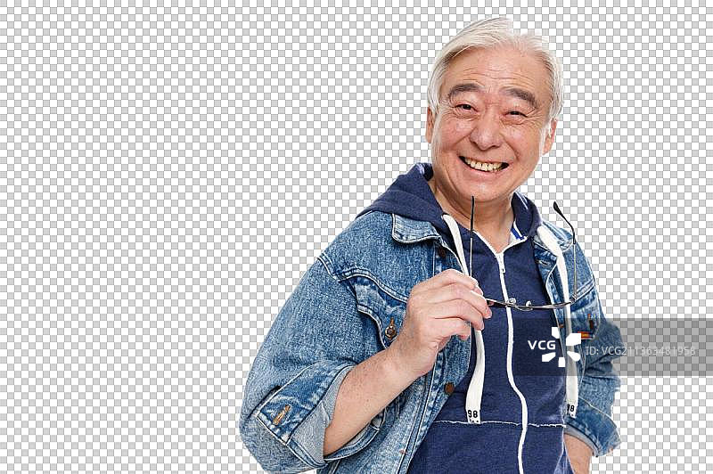 时尚的老年男人图片素材