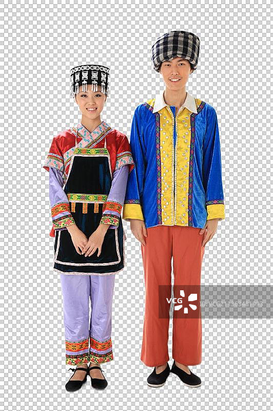 中国少数民族侗族情侣图片素材