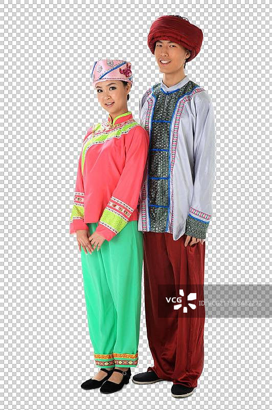 中国少数民族土家族情侣图片素材