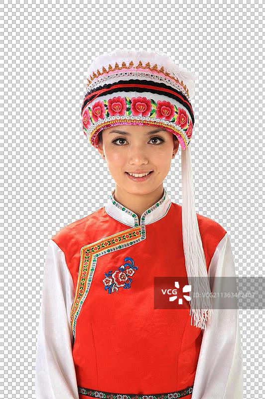 中国少数民族白族女人图片素材