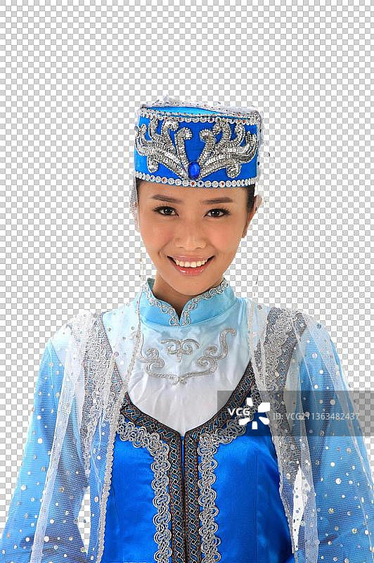 中国少数民族回族女人图片素材