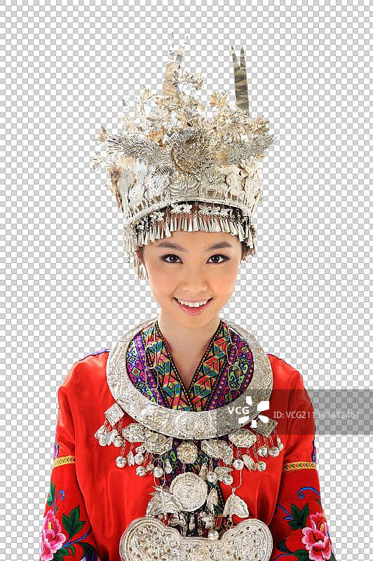 中国少数民族苗族女人图片素材