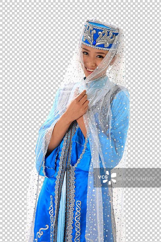 中国少数民族回族女人图片素材