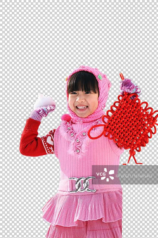 东方儿童过年图片素材