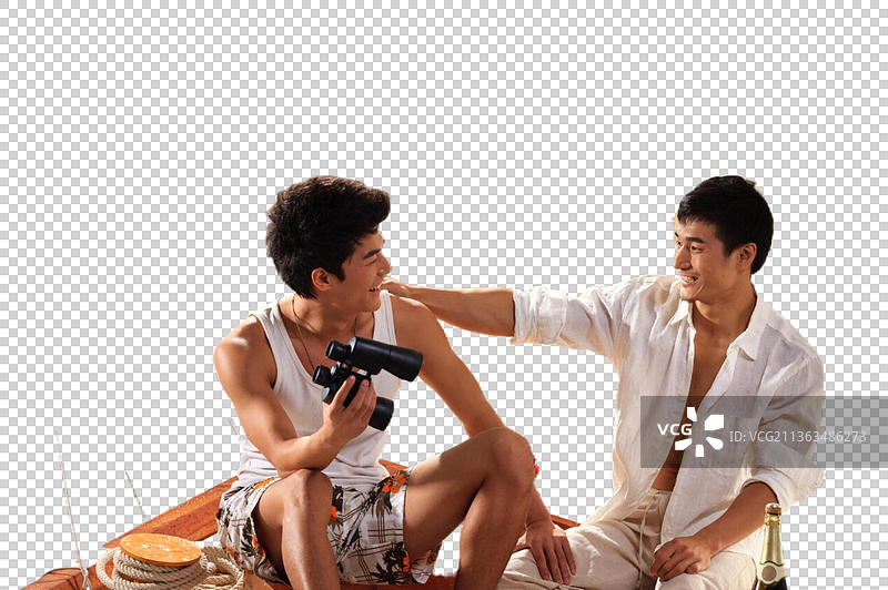 东方人航海出行图片素材