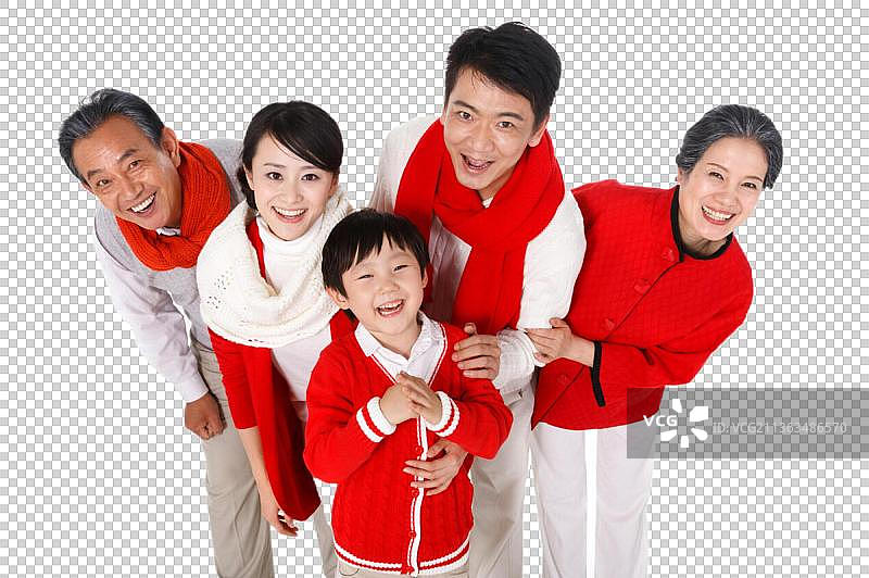 东方家庭过年图片素材