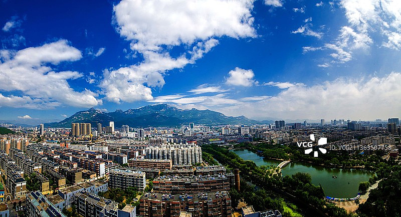 泰安城市风光图片素材