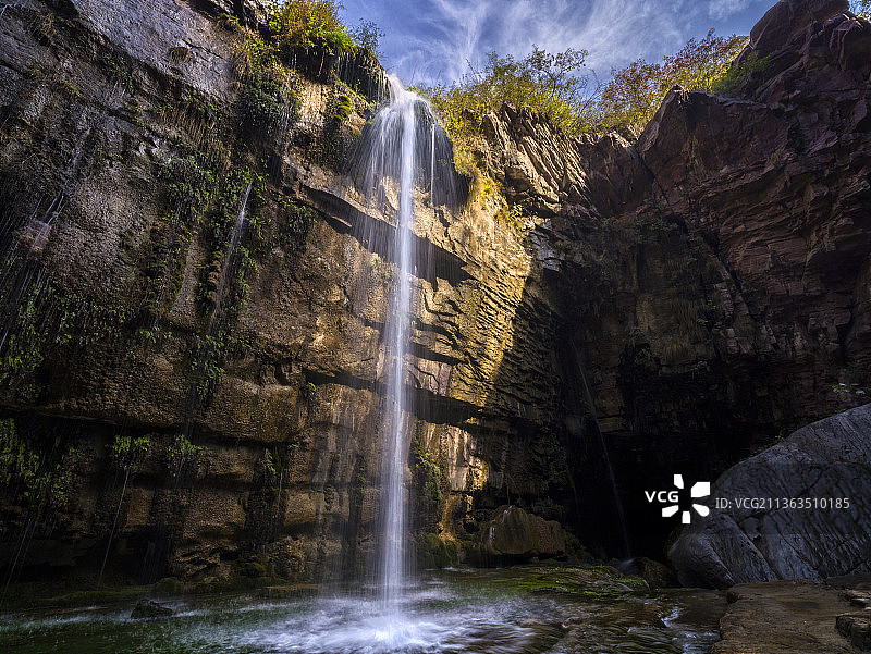 云台山红石峡图片素材