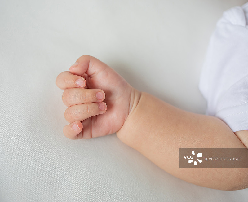 新生儿局部特写图片素材