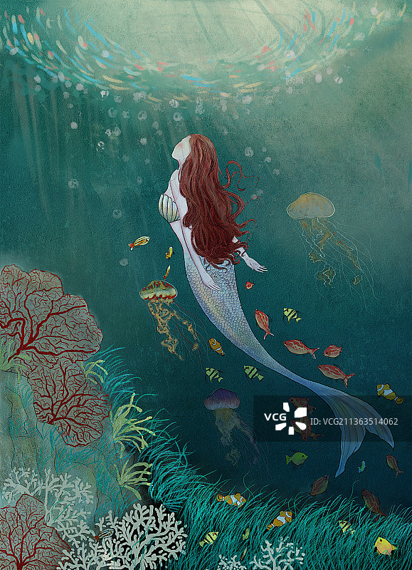 美人鱼图片素材
