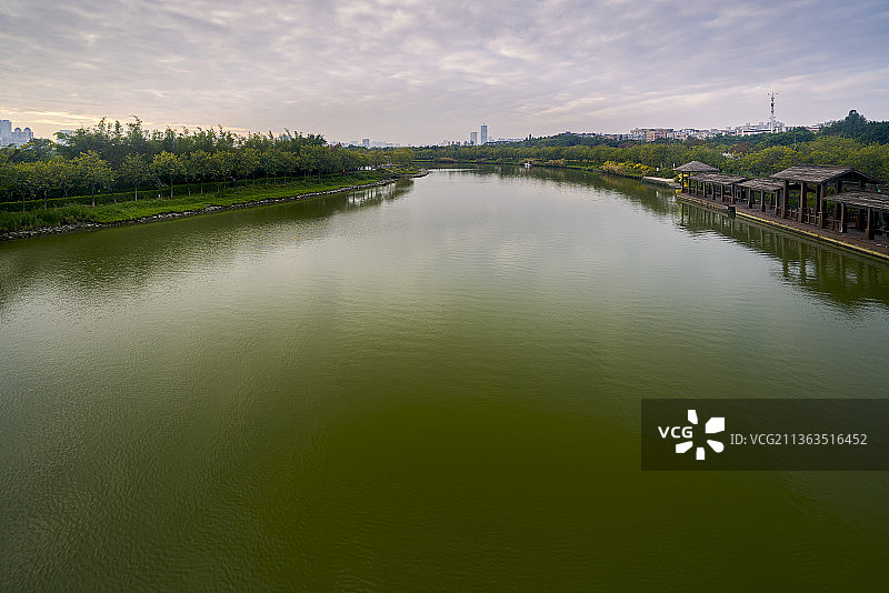 中国广东广州，海珠国家湿地公园图片素材