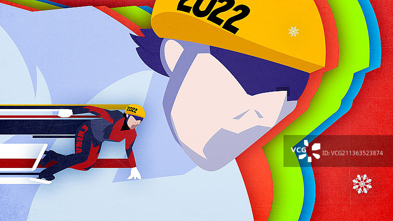 滑雪运动的故事图片素材