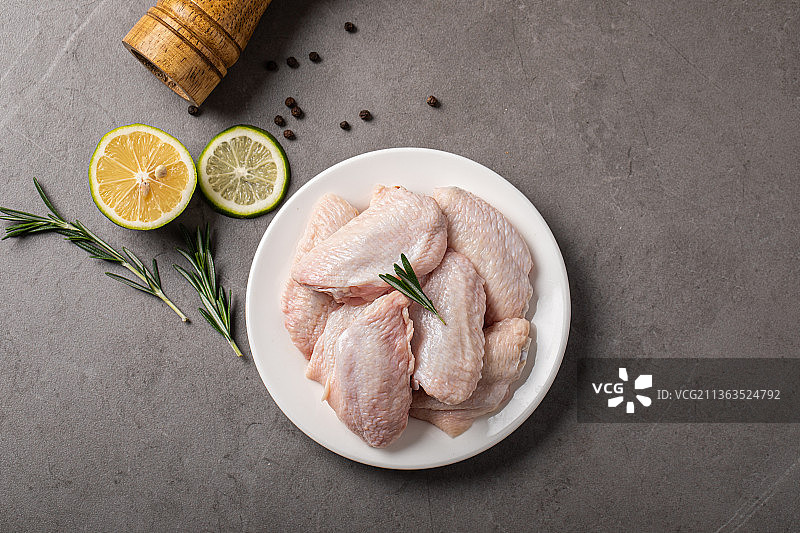 新鲜鸡翅图片素材