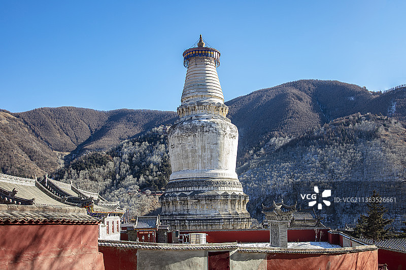 山西五台山风光掠影图片素材