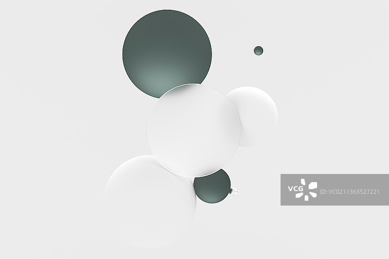 3d渲染球体几何体背景图片素材