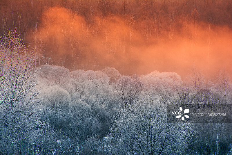 中国雾都之乡---逊克县大平台库尔滨水库图片素材
