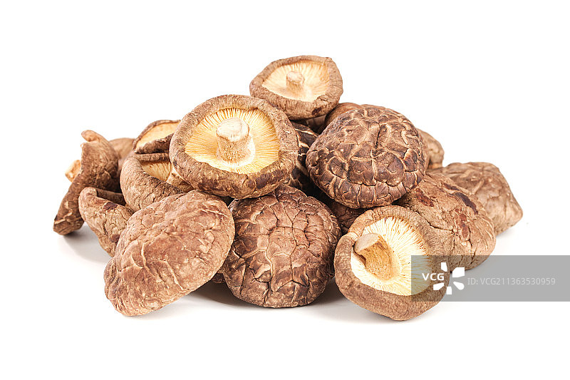 一堆干的东北香菇图片素材