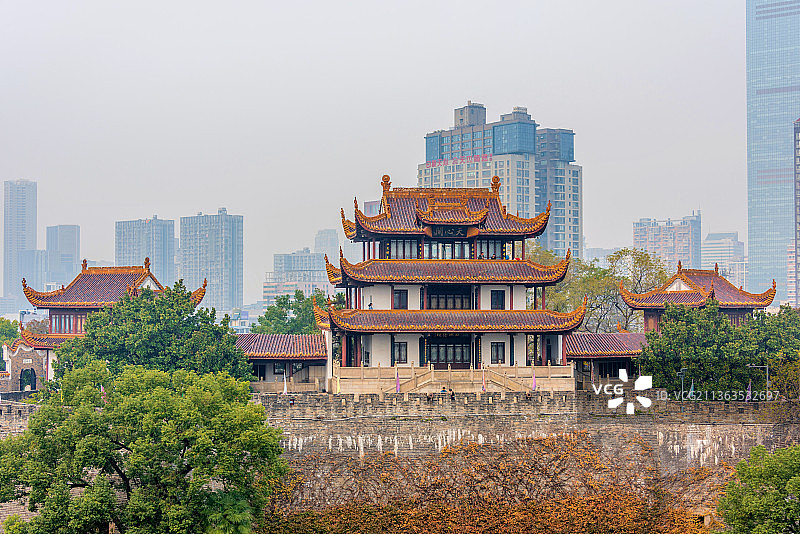 中国湖南长沙天心公园天心阁图片素材