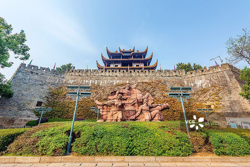 中国湖南长沙天心公园天心阁图片素材