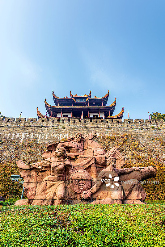 中国湖南长沙天心公园天心阁图片素材