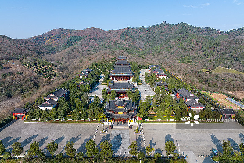 安徽宣城敬亭山广教寺图片素材