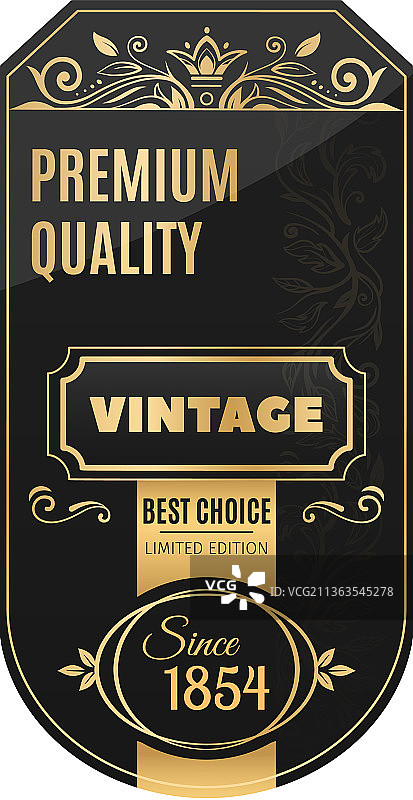 复古选择标签组合图片素材