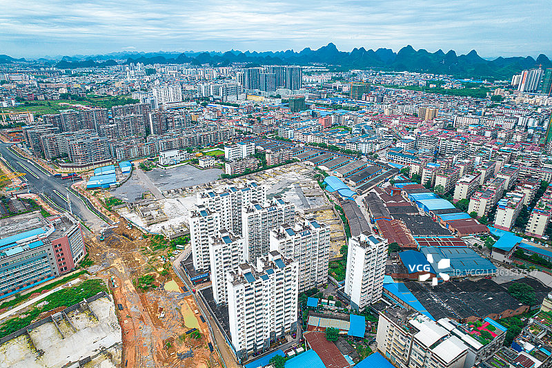 桂林叠彩区八里街城市建筑图片素材