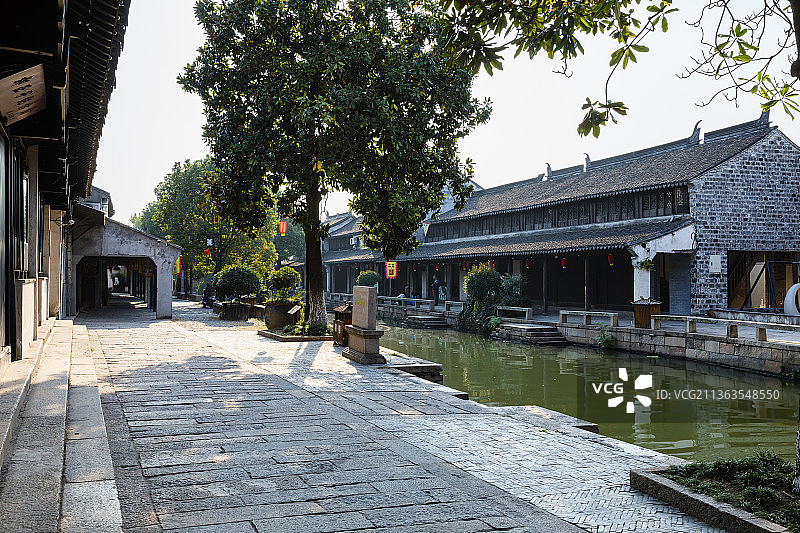 江苏苏州黎里古镇图片素材