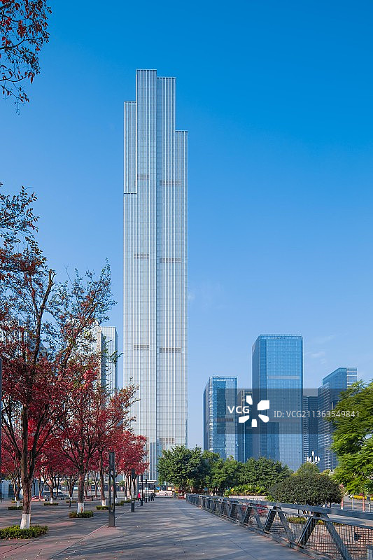 重庆江北嘴商业区图片素材