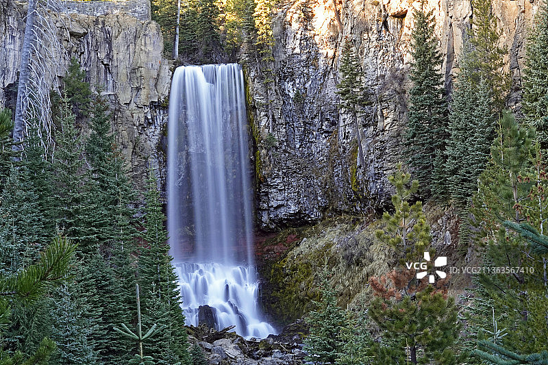 俄勒冈州图马洛瀑布州立公园图片素材
