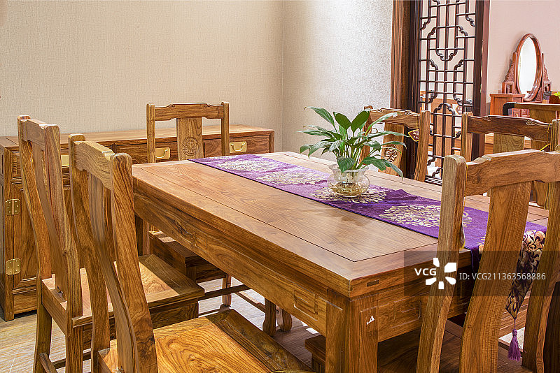 现代饭厅室内设计图片素材