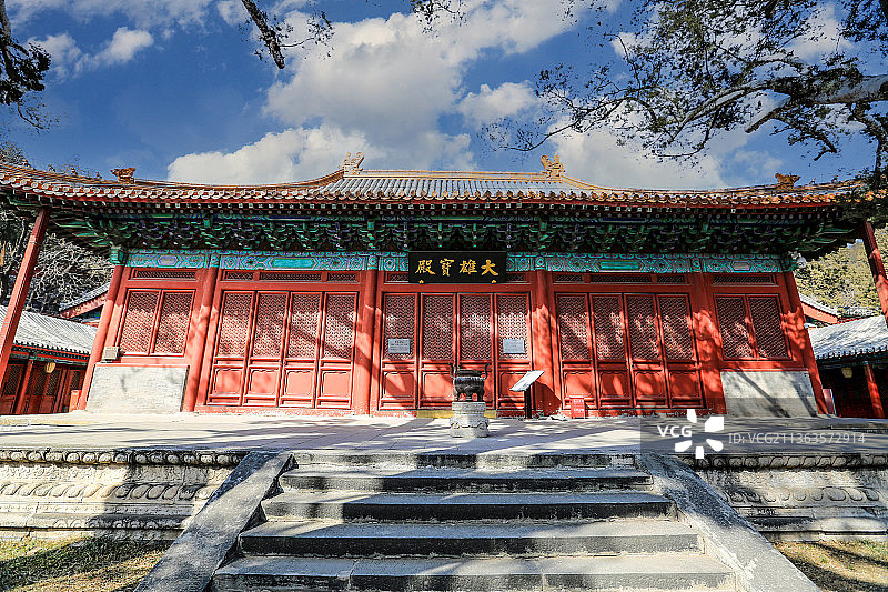 北京市石景山区法海寺：大雄宝殿图片素材