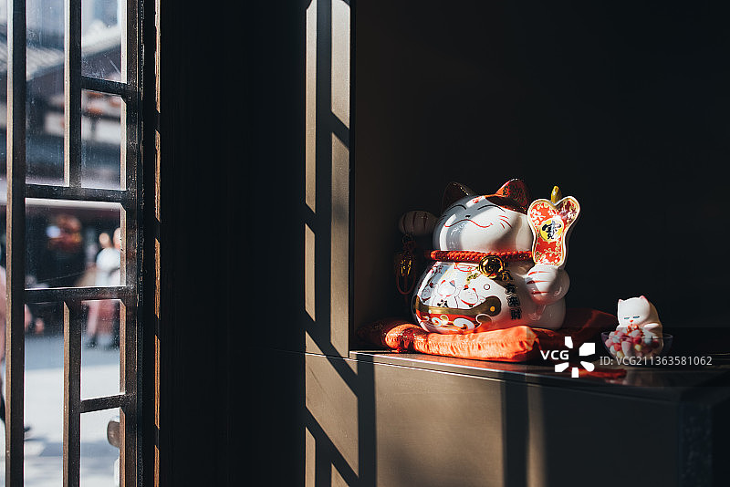 店里的招财猫图片素材