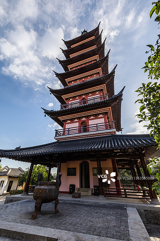 江苏苏州铜观音寺图片素材