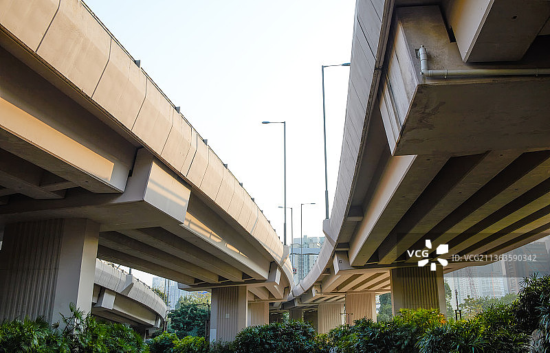 立交桥下 桥梁 结构图片素材