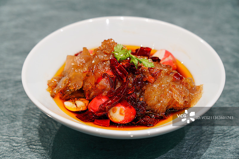 淮扬菜，凉拌海蜇图片素材