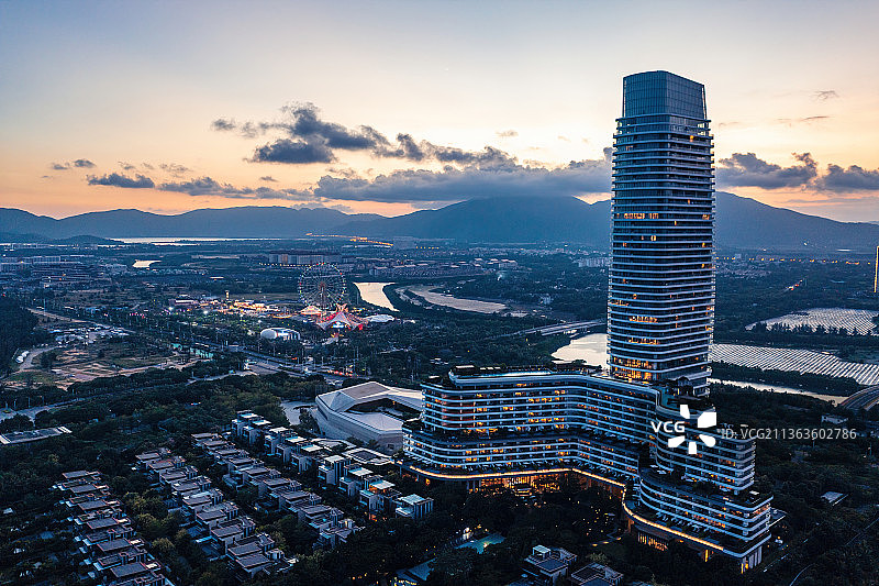 海南省三亚市海棠区海棠湾三亚保利瑰丽酒店图片素材