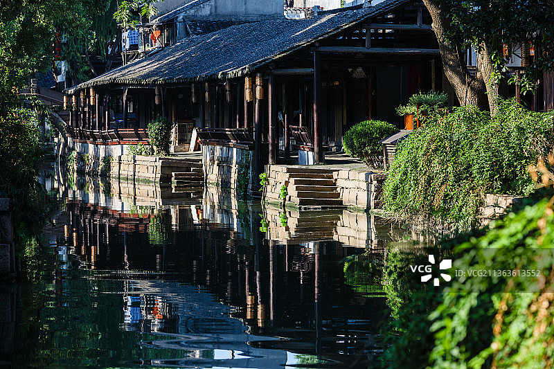 江苏苏州甪直古镇图片素材