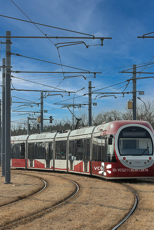 北京西郊观光地铁颐和园西门的地铁站图片素材