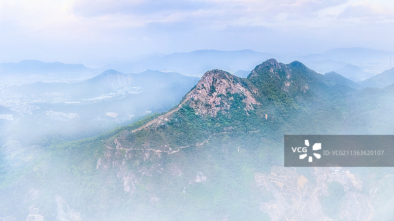 中山丫髻山图片素材