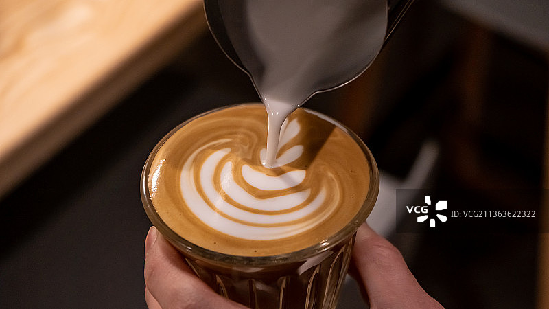 咖啡拉花图片素材