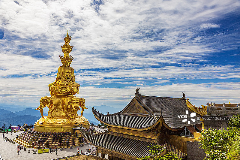 峨眉山金顶图片素材