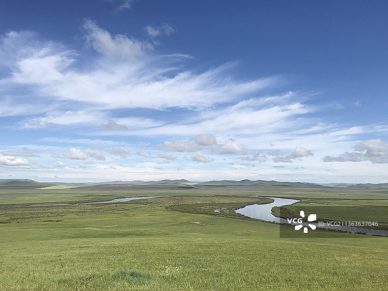 额尔古纳河图片素材