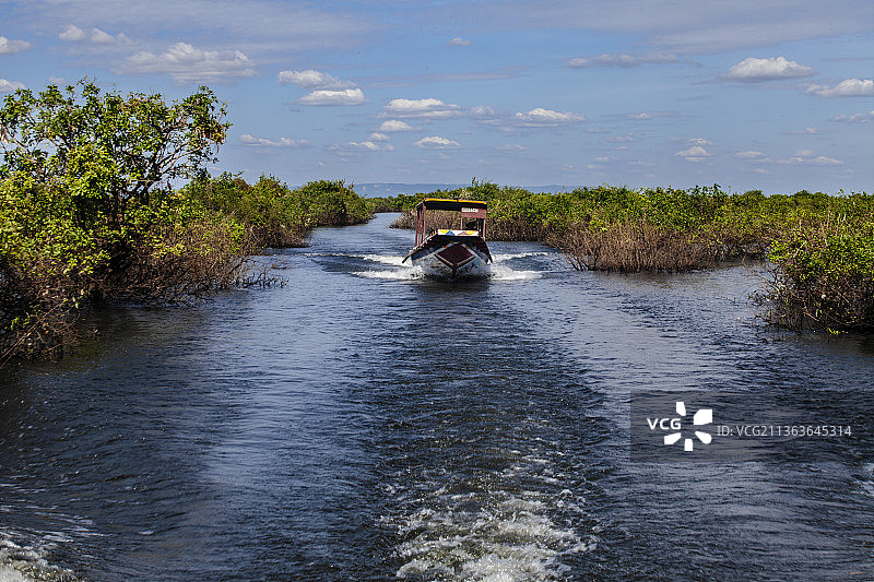 洞里萨湖（Tonle sap lake）图片素材